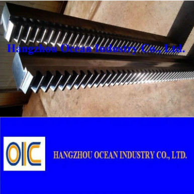 La Chine Profil à dents droites de 20 mm Porte coulissante industrielle Plateaux d'engrenages moteurs Module 1 Oxyde noir fournisseur