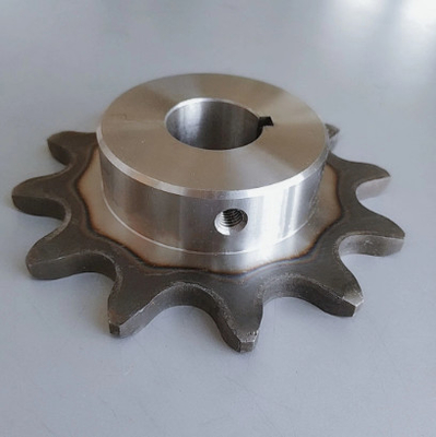 Personnalisation de base en acier au carbone roues en plaque simple rouleaux en chaîne de roulement racetrages fournisseur