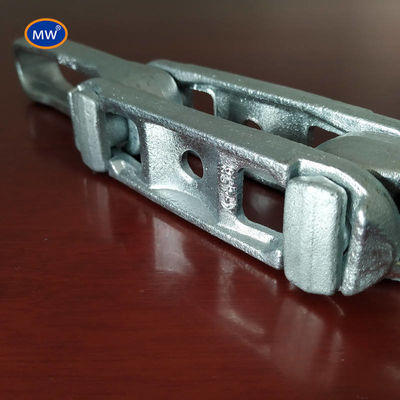 Straight Link Drop Forged Rivetless Chain Solid Pin Oval Link Shape Suitable For Industrial Machinery Power Transmission fournisseur