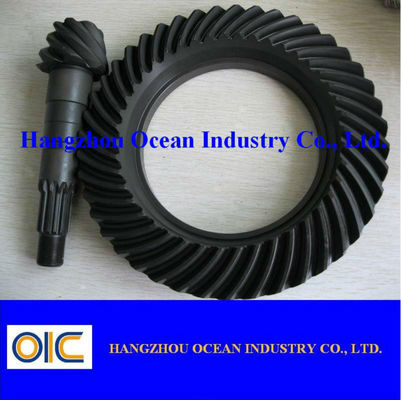 Spline 10 Crown Wheel and Pinion Assembly Hardness 58-62 HRC Teeth Number 13 to 18 Suitable for Heavy Load Transmission fournisseur