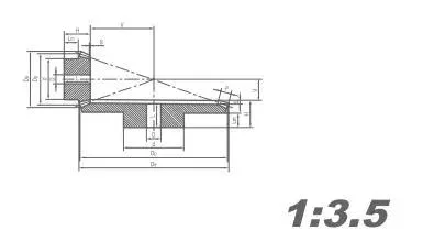 Le petit prix fait sur commande professionnel de haute précision d'usine stimulent le pignon conique en spirale hélicoïdal