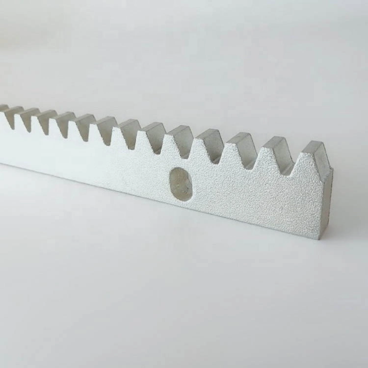 Galvanisé et noircir la crémaillère pour la porte coulissante