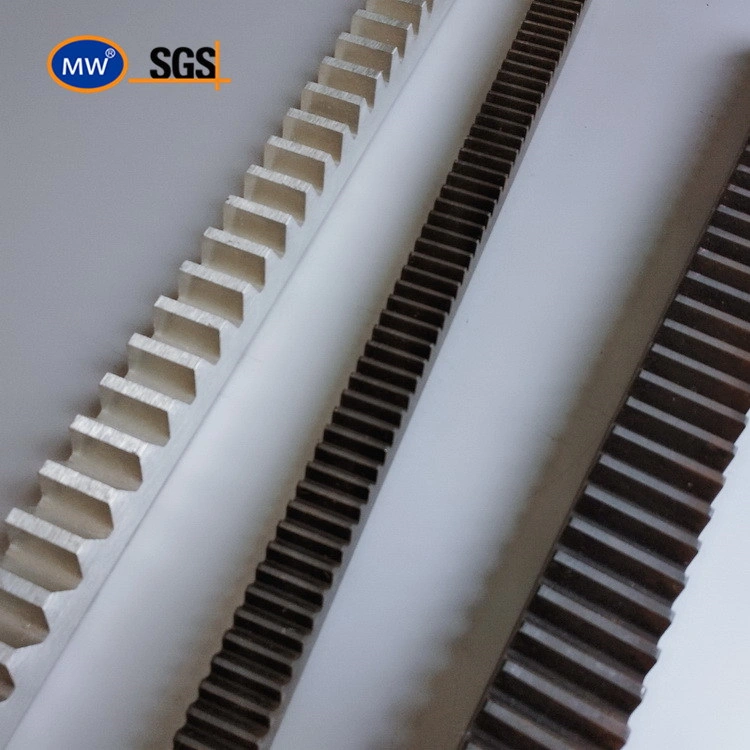 Basic Customization Industrial Engraving Spur Helical M1 M1.5 M2 M2.5 M3 M4 M5 M6 M8 Dp Cp Steel Gear Rack for CNC Machine